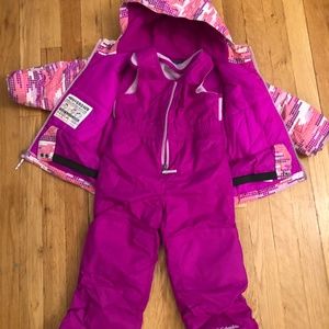 Columbia girls Ski jacket and snow pants set Size